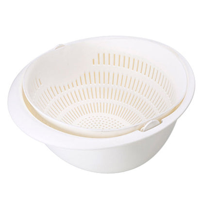 Double Drain Basket Bowl