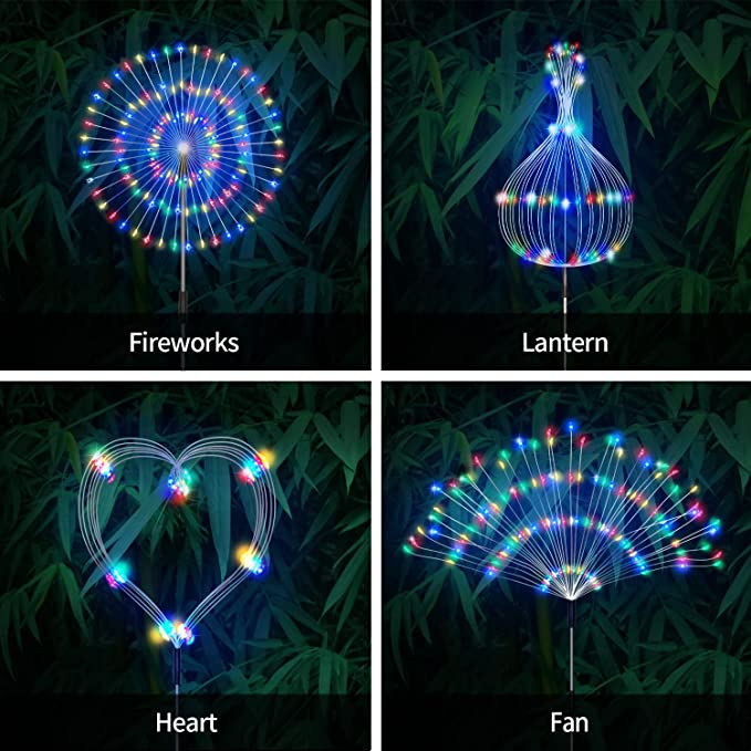 🎁Waterproof  Solar Garden Fireworks Lamp🎇