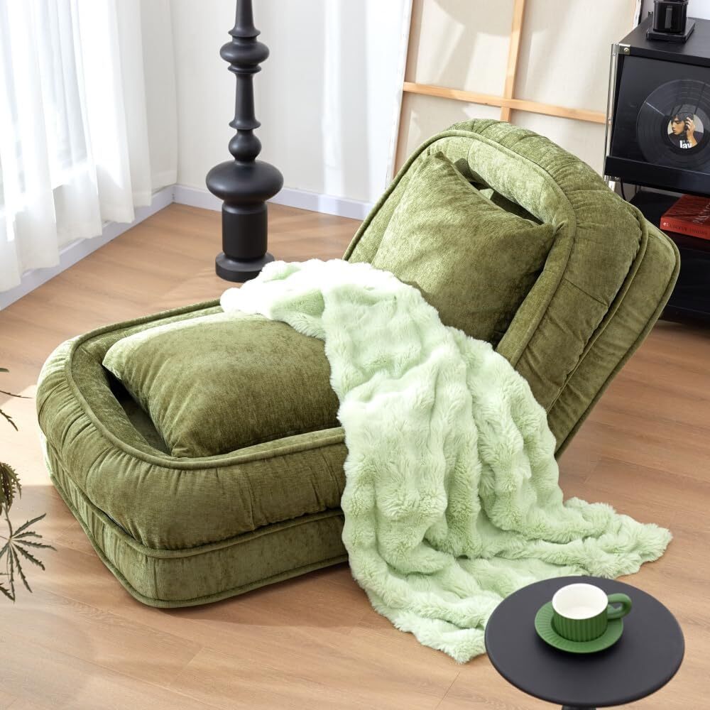 💖Last Day Valentine Early Bird Sale💖Foldable Lazy Sofa Bed Floor Chair