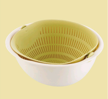 Double Drain Basket Bowl