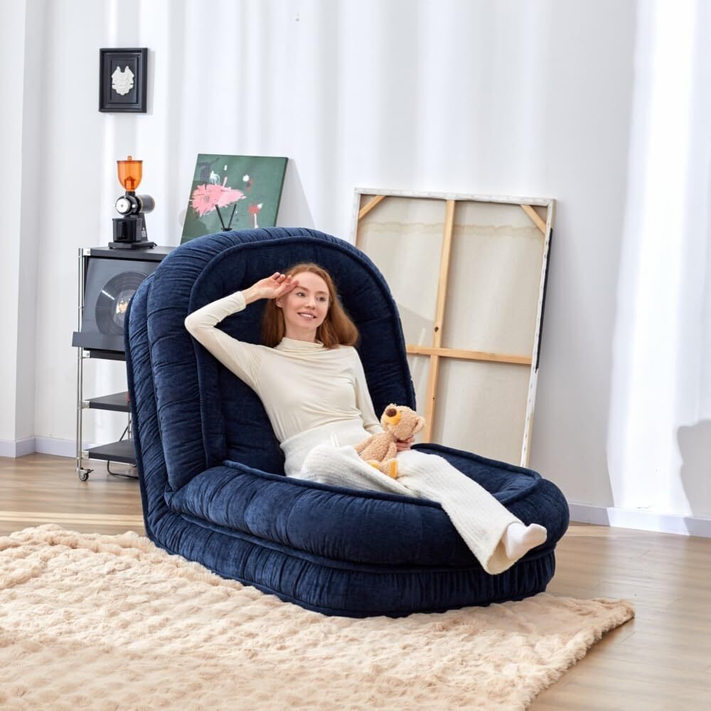 💖Last Day Valentine Early Bird Sale💖Foldable Lazy Sofa Bed Floor Chair