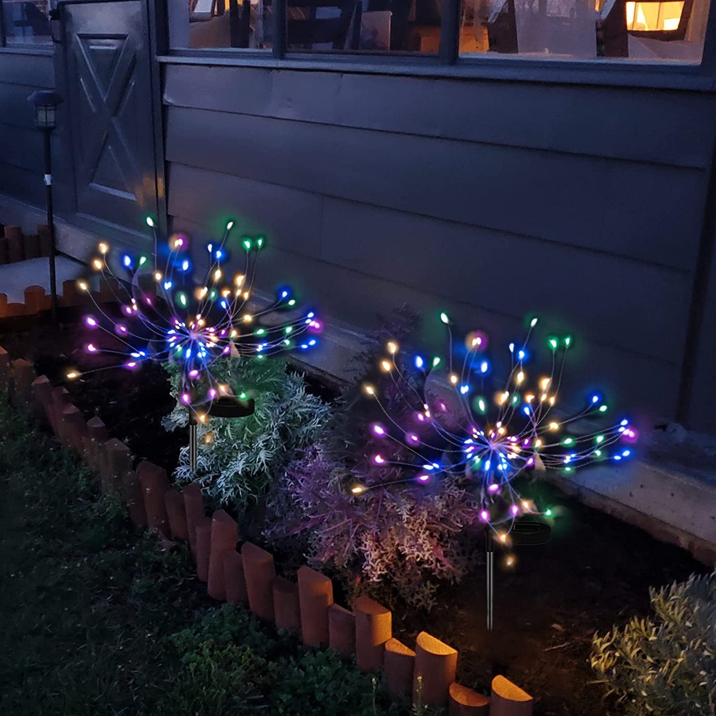 🎁Waterproof  Solar Garden Fireworks Lamp🎇