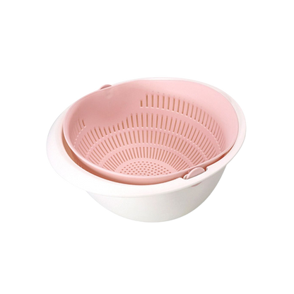 Double Drain Basket Bowl