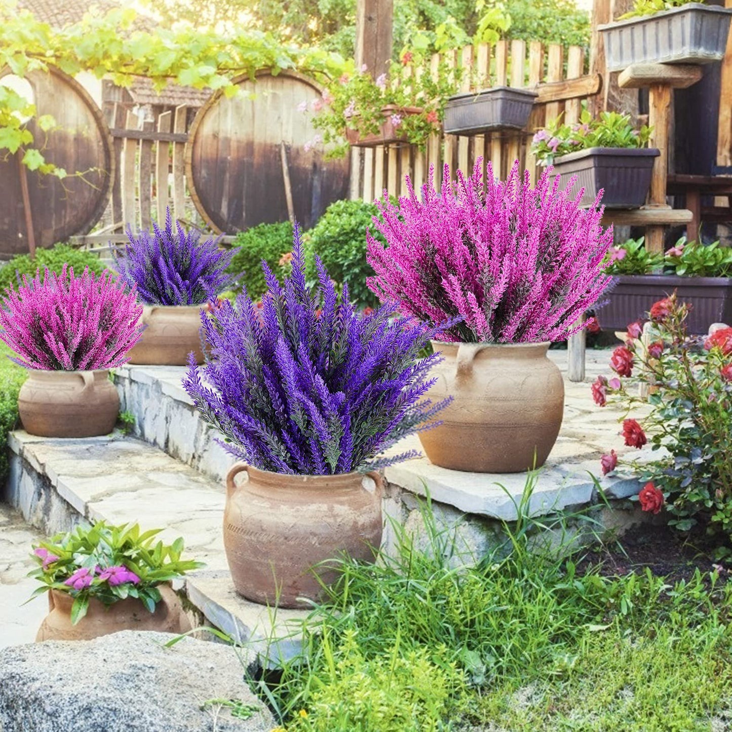 🌸Last Day 48% OFF-Outdoor Artificial Lavender Flowers💐