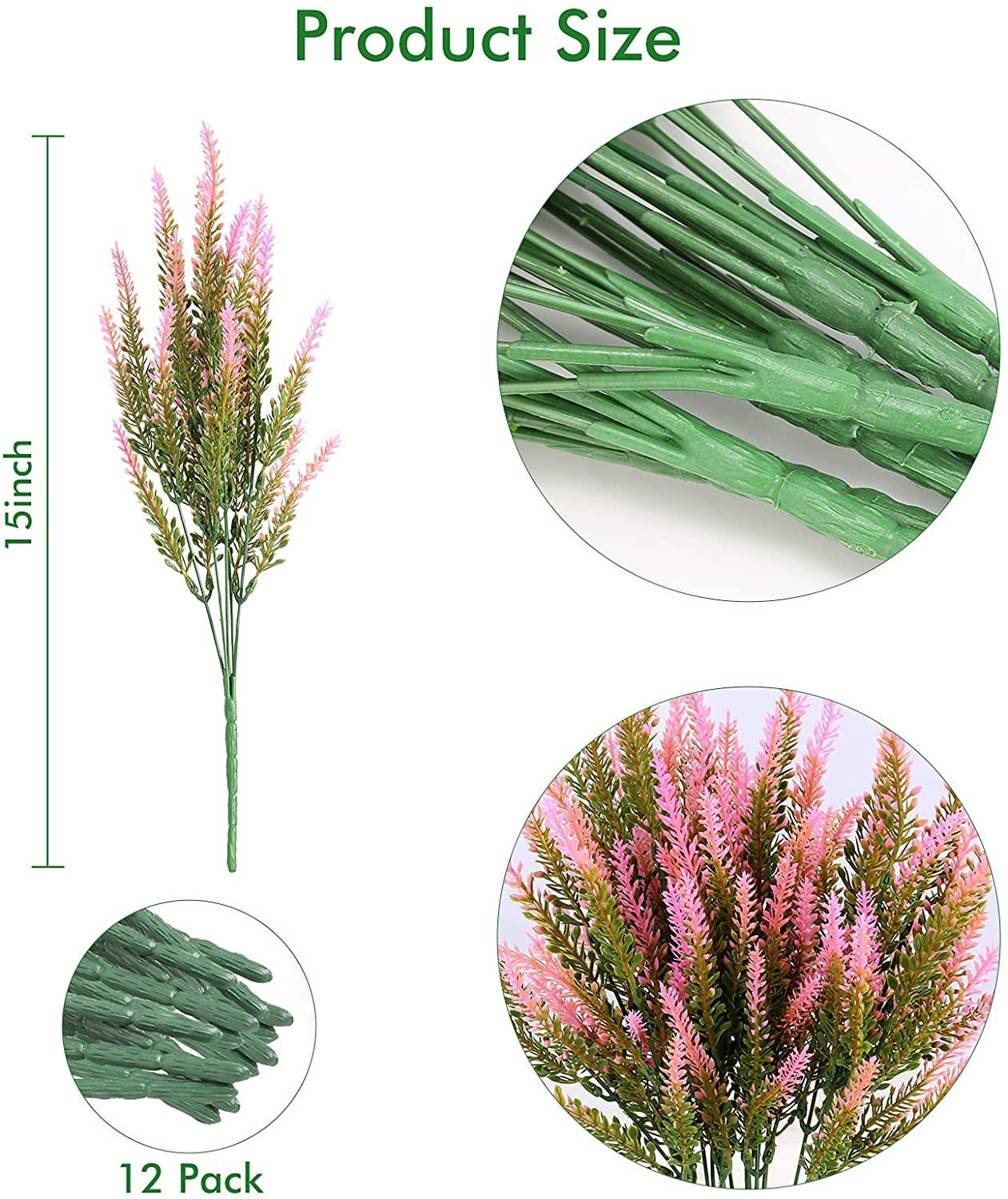 🌸Last Day 48% OFF-Outdoor Artificial Lavender Flowers💐