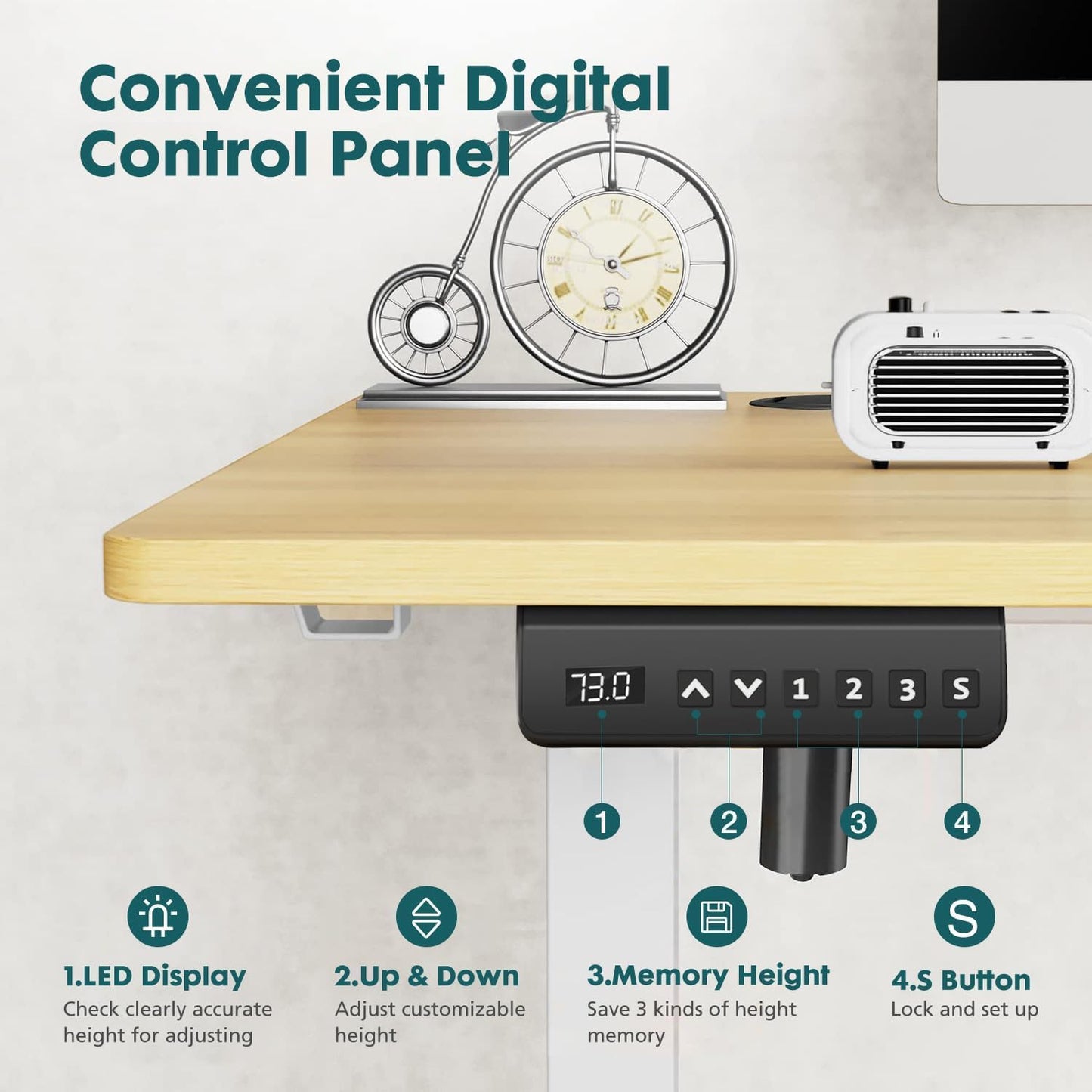 CDC HighGround Desk - The Ultimate Electric Standing Desk for Gamers