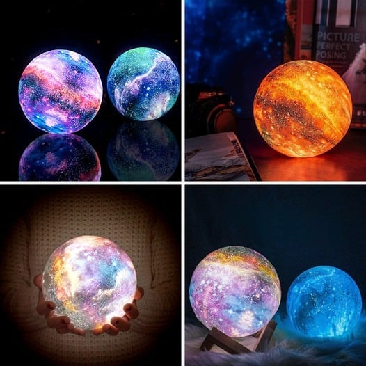 🎁EARLY CHRISTMAS SALE - 48% OFF🎄16 Colors Remote Control Moon Lamp