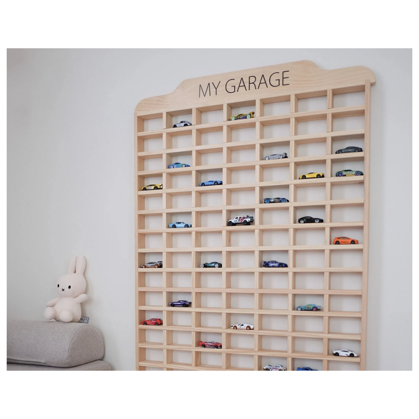 Wooden Car Garage Play Set for Kids