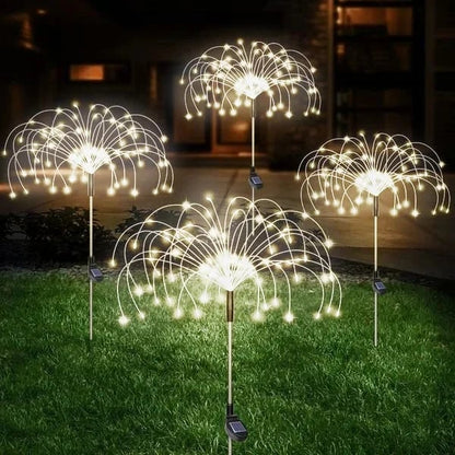 🎁Waterproof  Solar Garden Fireworks Lamp🎇