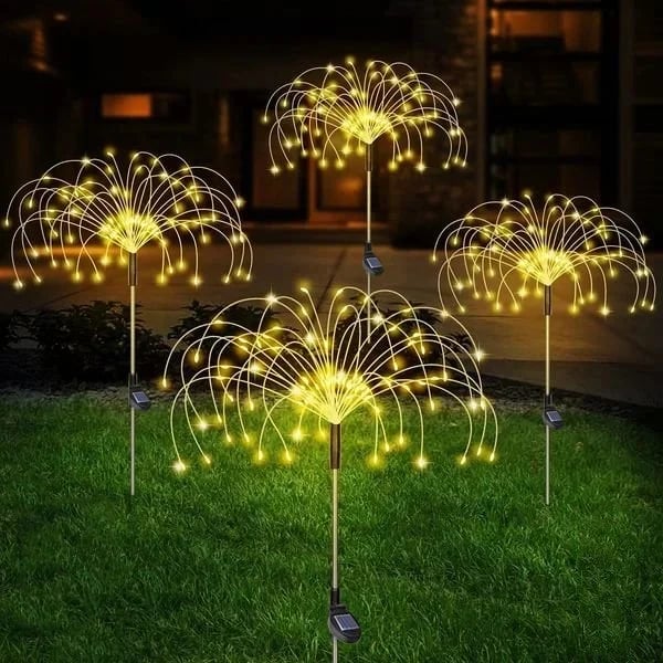 🎁Waterproof  Solar Garden Fireworks Lamp🎇