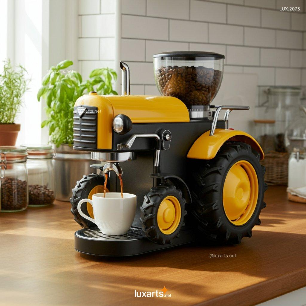 tractor shaped coffee makers